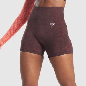 EUC Gymshark Vital Seamless Set in Brown Marl